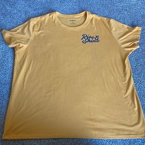 Selling a good fellow co. T shirt rise and shine logo